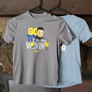 2 Under Armour Steph Curry tees, size small
